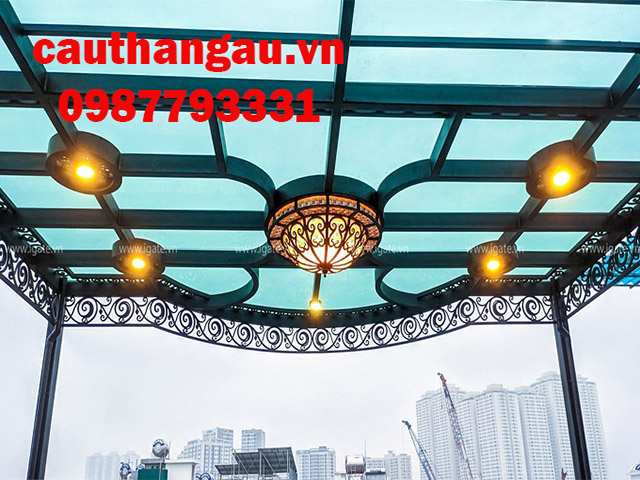 mái kính cường lực