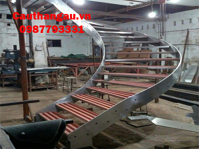  Cầu thang xoắn ốc xương sắt 6