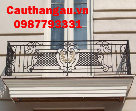 lan can ban công sắt mỹ thuật nghệ thuật tại gia long biên hà nội