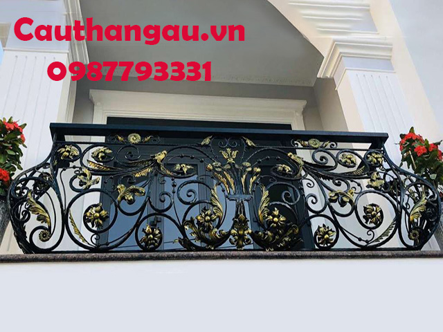 Ban công sắt nghệ thuật giá rẻ Hà Nội Mẫu CTA-B01