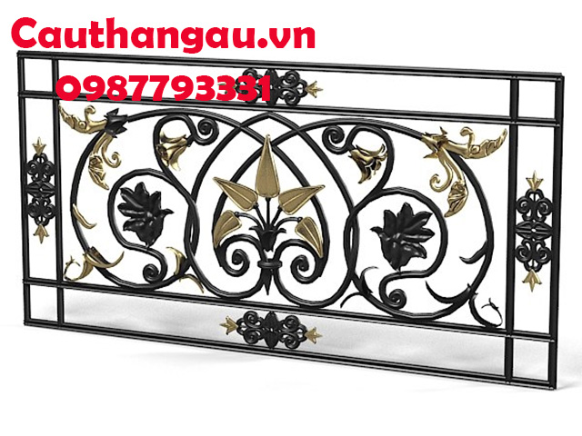 Ban công sắt nghệ thuật chất lượng giá rẻ mẫu CTA-B20