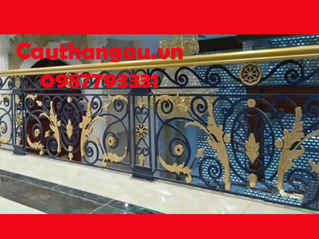 Ban công sắt nghệ thuật cao cấp, sang trọng giá rẻ Cầu Giấy mẫu CTA-B47