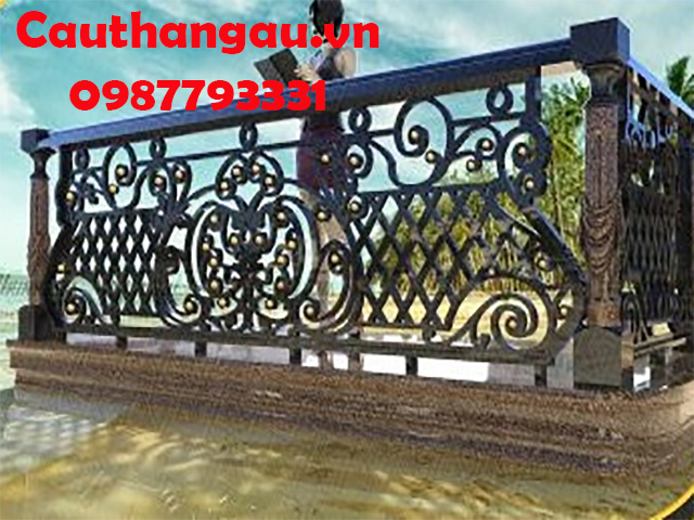 Ban công sắt mỹ thuật giá rẻ bền đẹp Mẫu CTA-B53