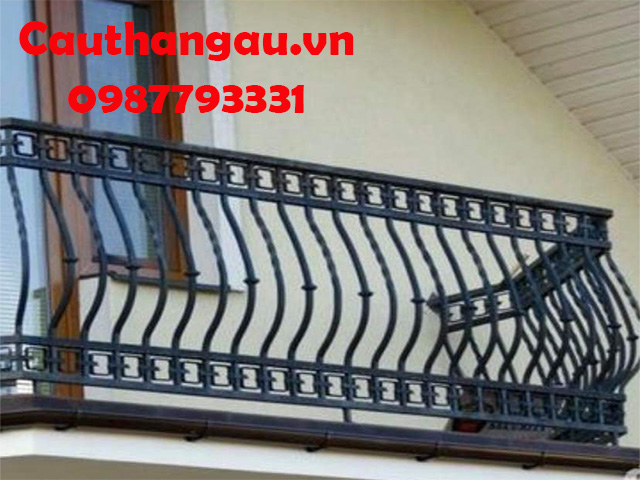 Ban công sắt nghệ thuật họa tiết hoa lá giá rẻ Hà Đông  Mẫu CTA-B70
