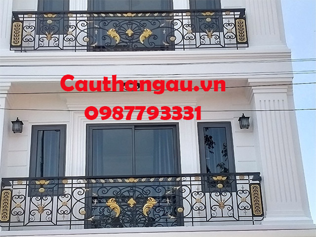 Ban công sắt nghệ thuật lấy cảm hứng từ phương Tây giá rẻ Mẫu CTA-B28
