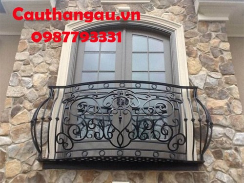 Ban công sắt mỹ thuật mấu CTA-B40