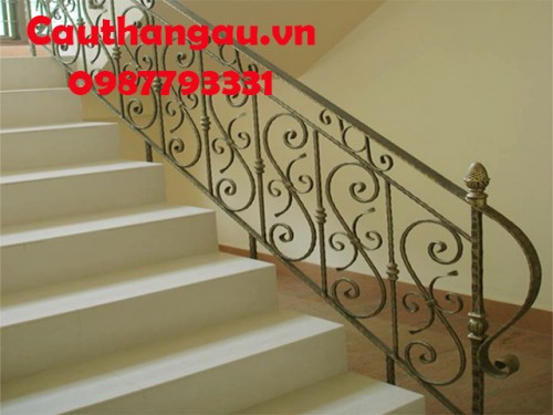 Cầu thang sắt mỹ thuật mấu CTA-T53