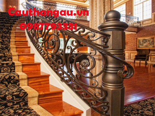 Cầu thang sắt mỹ thuật mấu CTA-T54