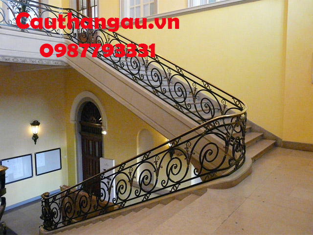 Cầu thang sắt mỹ thuật 3