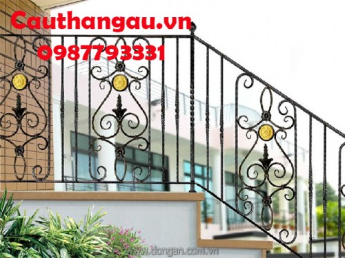 Cầu thang sắt mỹ thuật mấu CTA-T62