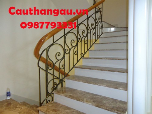 Cầu thang sắt mỹ thuật mấu CTA-T66