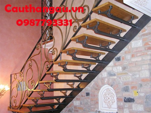 Cầu thang sắt mỹ thuật mấu CTA-T68