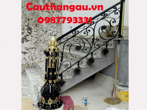 Cầu thang sắt mỹ thuật mấu CTA-T69