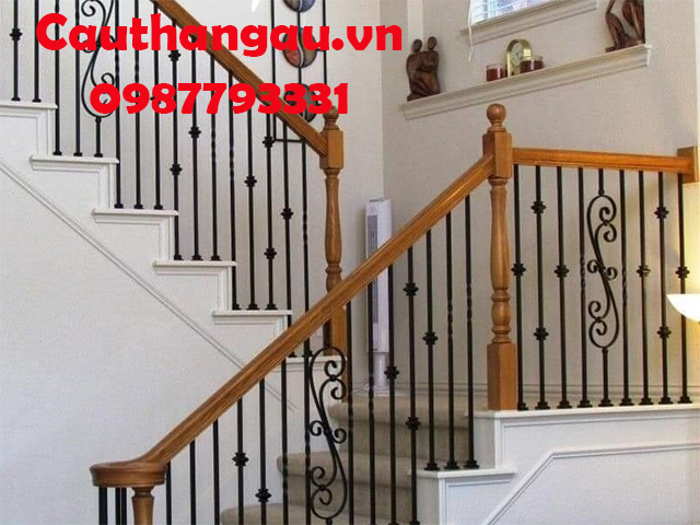 Cầu thang sắt mỹ thuật trẻ trung, năng động mẫu CTA-T80