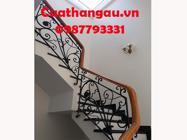 Cầu thang sắt mỹ thuật giá rẻ uy tín mẫu CTA-T31