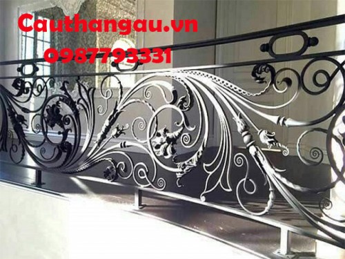 Cầu thang sắt mỹ thuật mấu CTA-T33