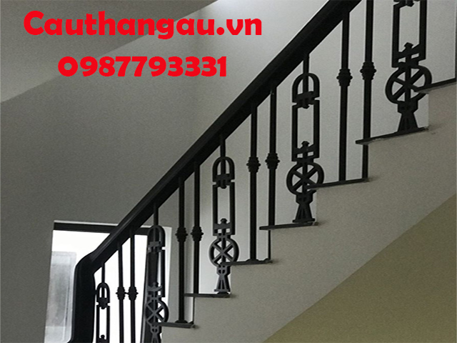 Cầu thang sắt mỹ thuật giá rẻ uy tín tại Hà Nội mẫu CTA-T40