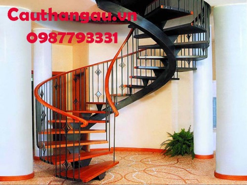 Cầu thang sắt nghệ thuật mấu CTA-T12