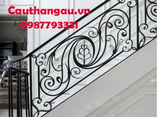 Cầu thang sắt nghệ thuật mấu CTA-T16