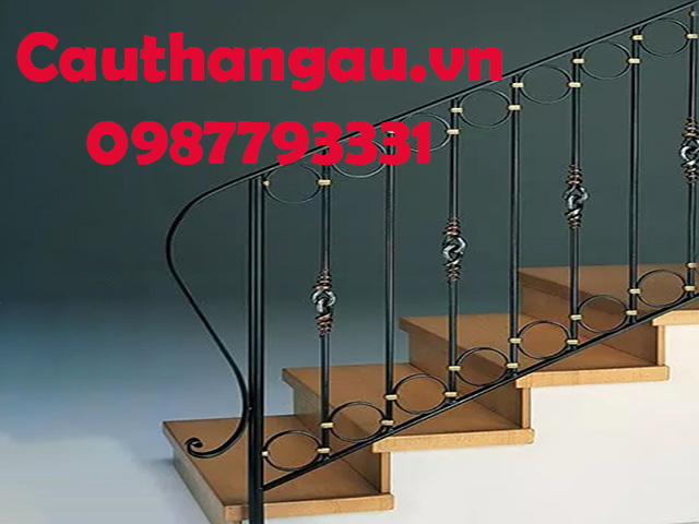 Cầu thang sắt nghệ thuật giá rẻ Đống Đa mẫu CTA-T22