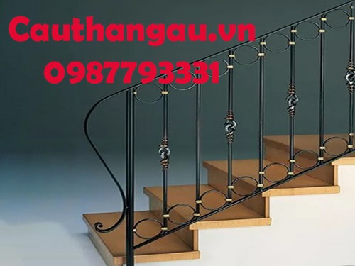 Cầu thang sắt nghệ thuật mấu CTA-T22