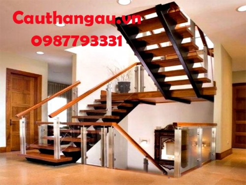 Cầu thang xương cá mấu CTA-XC27