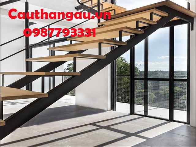 Cầu thang xương cá đẹp tại hà nội