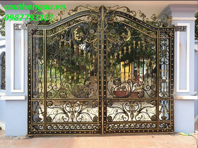 Cửa cổng sắt mỹ thuật uy tín chất lượng giá rẻ tại Hà Nội