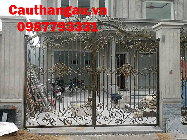 Cửa cổng sắt mỹ thuật giá rẻ Mẫu CTA- M71