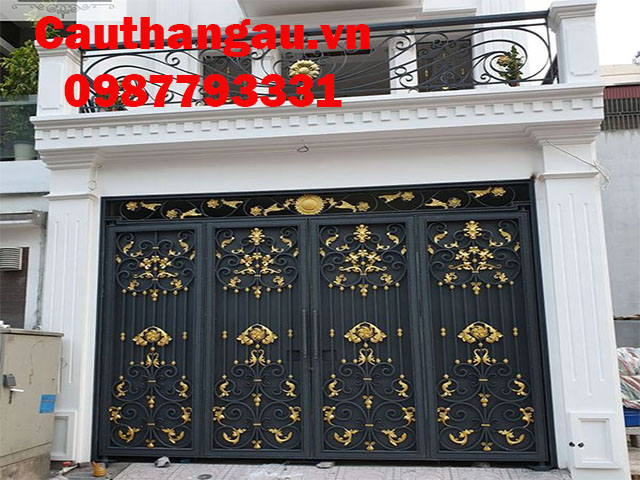 Cửa cổng sắt mỹ thuật đẹp đẳng cấp giá xưởng tại Tp Hà Nội Mẫu CTA- M73