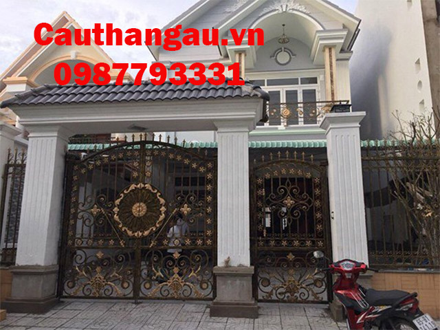 cửa cổng sắt nghệ thuật 89