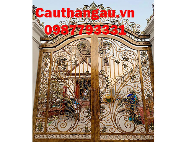 cửa cổng sắt nghệ thuật 57