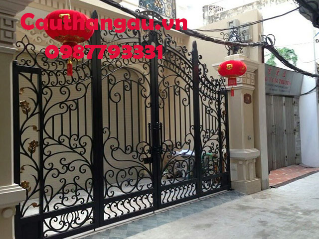 Cửa cổng sắt nghệ thuật giá rẻ, chất lượng tại hà nội