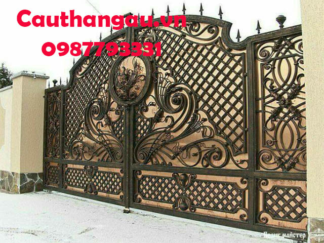 Cửa cổng sắt nghệ thuật đẹp tại hà nội
