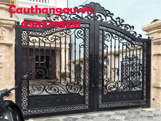 Cửa cổng sắt nghệ thuật đẹp giá rẻ tại Hà Nội