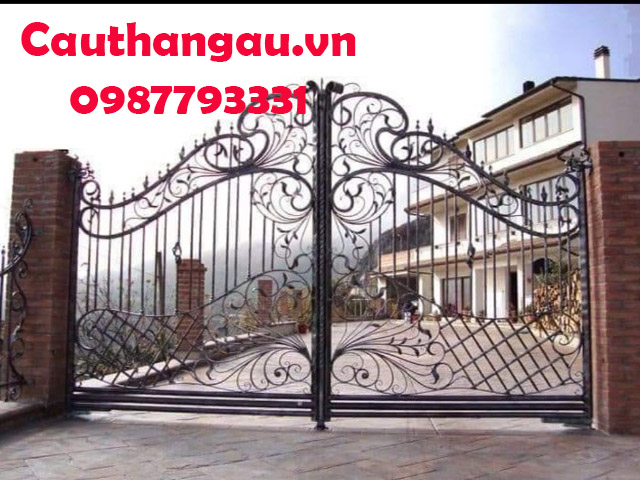 cửa cổng sắt nghệ thuật 25
