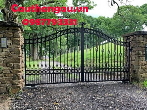 Cửa cổng sắt nghệ thuật CTA-C17