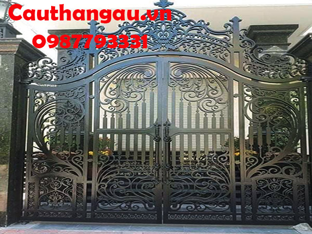 Cửa cổng sắt mỹ thuật giá rẻ Mẫu CTA- C23