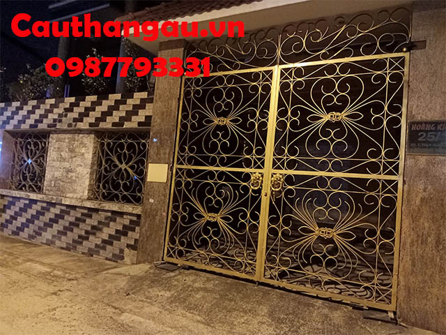 cửa cổng sắt nghệ thuật 61