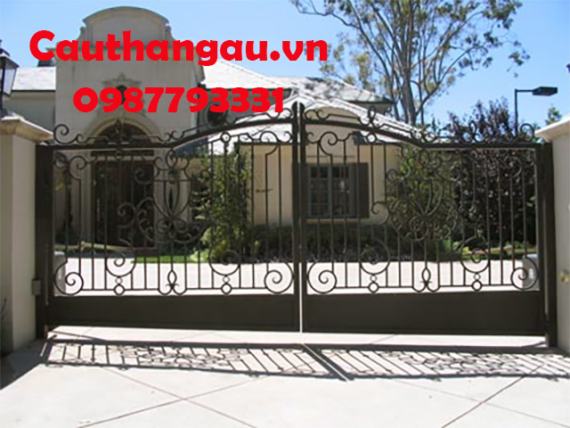 Cửa cổng sắt mỹ thuật giá rẻ Mẫu CTA- C33