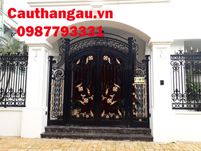 Cửa cổng sắt mỹ thuật phong cách cổ điển Mẫu CTA- C45