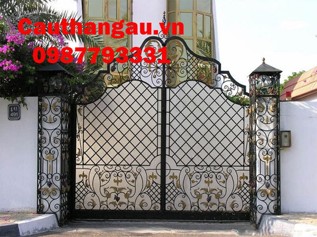 cửa cổng 2 cánh đẹp cửa cổng 2 cánh đẹp