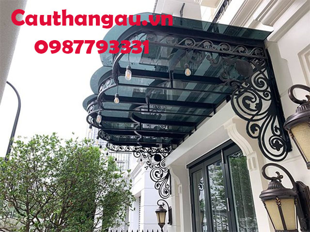 Mái kính khung sắt mỹ thuật đẹp nhất mẫu CTA-M01