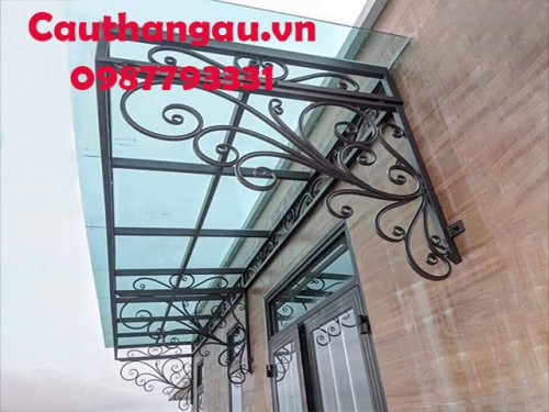 Mái kính khung sắt nghệ thuật đẹp giá rẻ tại hà nội
