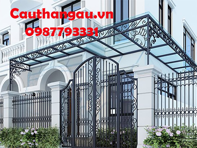 Mái kính khung sắt mỹ thuật đẹp nhất mẫu CTA-M20