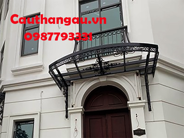 Mái kính khung sắt mỹ thuật giá rẻ Long Biên mẫu CTA-M24