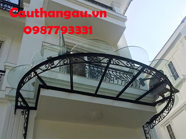 Mái kính khung sắt nghệ thuật giá rẻ Hà Nội mẫu CTA-M49