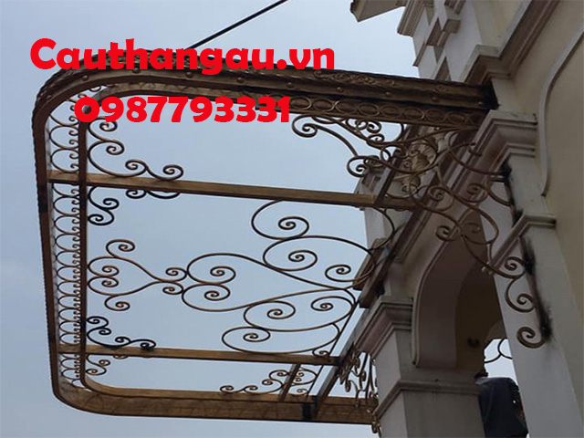 Mái kính khung sắt nghệ thuật ấn tượng mẫu CTA-M57