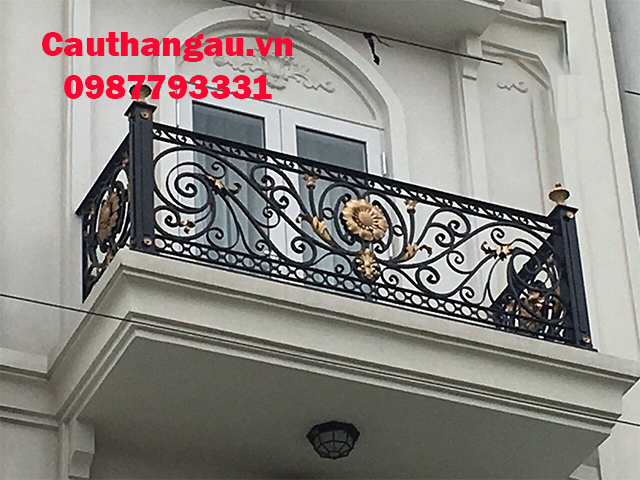 lan can sắt mỹ thuật nghệ thuật đẹp tại hà nội