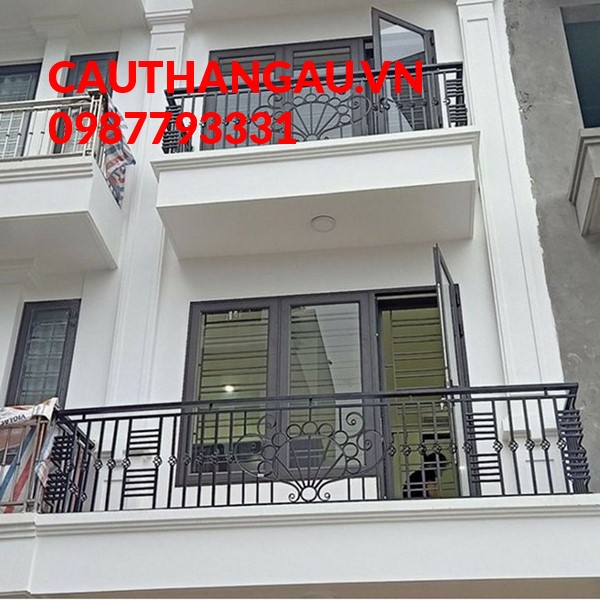 Mẫu lan can có thiết kế đơn giản, tinh tế với vẻ đẹp hiện đại 